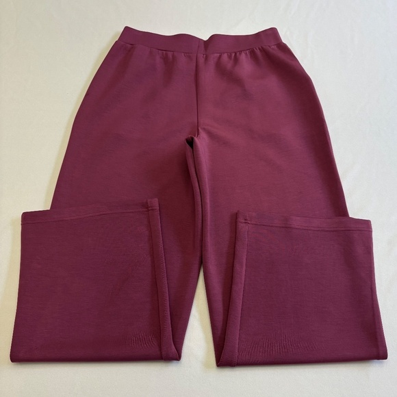 Mondetta Ladies' Wide Leg Pants, Pull-On, Pink/Raspberry Coulis, Medium NWT - Picture 11 of 14